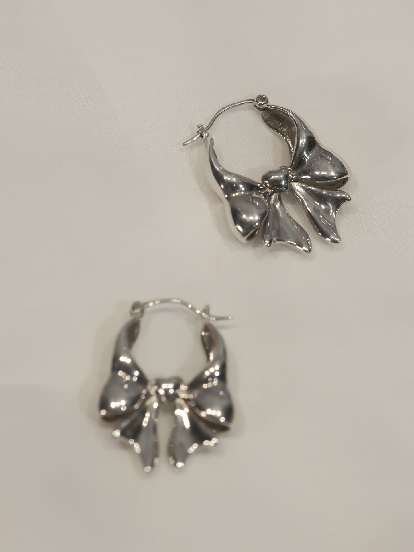 S925 Silver Large Butterfly Earrings